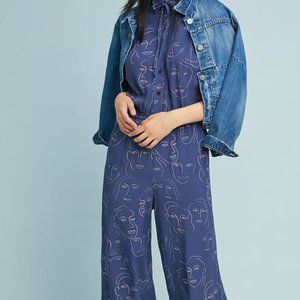 Malia Cropped Wide-Leg Jumpsuit from Anthropologie